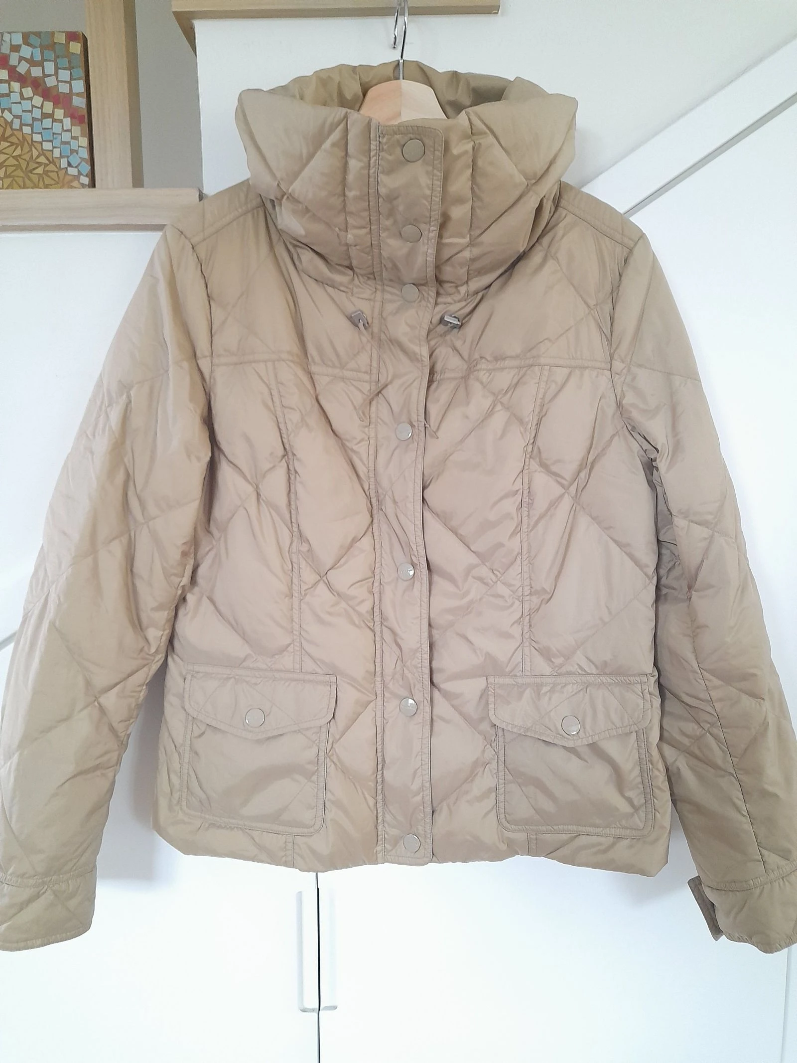 Casaco Acolchoado Bege Weekend by Max Mara 